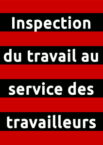 Affiche Téfal Inspection du travail au service des travailleurs