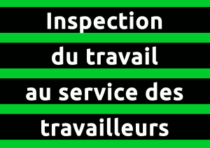 autocollant Inspection du travail au service des travailleurs